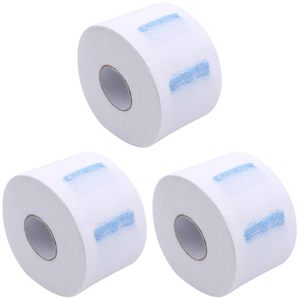 Stock morbido bianco impermeabile e monouso elasticizzato per colletto igienico strisce per collo rotolo di carta per parrucchiere taglio volant <span class=keywords><strong>barbiere</strong></span> - Product Image 5