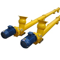 Flex Auger Spiral vertical béton Sable sans arbre ciment convoyeur à vis avec trémie