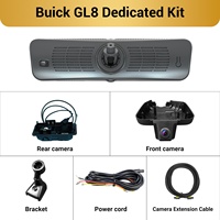 Caméra de tableau de bord avec rétroviseur intelligent pour Buick GL8 H10 Pro, 2K, 9,2 pouces, double objectif avant et arrière, WiFi, certifiée CE FCC, d'origine usine