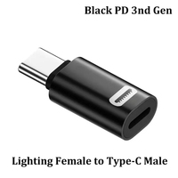 Pour Lightning femelle vers Type C USB mâle adaptateur PD 35W iOS câble de charge rapide pour iPhone 15 14 Pro Max iPad mini Air USB-C