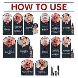 Capelli facciali <span class=keywords><strong>uomo</strong></span> barba luna orientale delicata pulizia idratante e riparazione cura <span class=keywords><strong>Set</strong></span> - Product Image 5