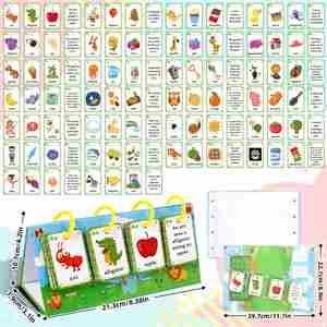 Fournitures pour l'école à domicile, maternelle, préscolaire, 104 pièces, jeux d'apprentissage des phonèmes et des phrases pour les tout-petits, les élèves de la 1ère et 2ème année - Product Image 5