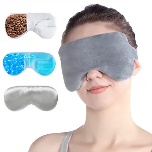 Masque rafraîchissant personnalisé pour les yeux Masque pour les yeux en gel solide pour les poches Masque pour les yeux froids réutilisable pour compresse