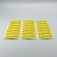 Offre Spéciale conception personnalisée câble d'alimentation étanche autocollant étiquette impression câble électronique étiquette autocollants