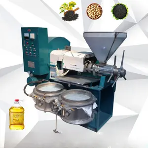 automatic oil pressing machine, clean pressing, high oil yield, power 7.5kw big cold press oil machine