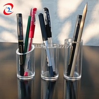 Klare runde Acryl rohrbox anpassen Form größe Lucite Box Kreis Kunststoff Aufbewahrung vitrine