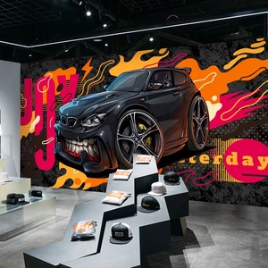 <span class=keywords><strong>Papier</strong></span> <span class=keywords><strong>peint</strong></span> de style graffiti <span class=keywords><strong>3D</strong></span> pour <span class=keywords><strong>voiture</strong></span> <span class=keywords><strong>Papier</strong></span> <span class=keywords><strong>peint</strong></span> mural <span class=keywords><strong>3d</strong></span> pour décoration intérieure - Product Image 4