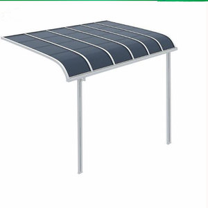 Auvent en polycarbonate et alliage d'aluminium Hesswei pour terrasse extérieure, fenêtre, protection solaire et abri contre la pluie - Product Image 1