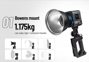 ไฟ LED แบบ COB ยี่ห้อ YONGNUO รุ่น LUX 100 YNLUX100 กำลังไฟ 100 วัตต์ รุ่น LUX100 3200K-5600K ขั้วต่อ Bowens แบบมือถือ สำหรับใช้งานกลางแจ้ง พร้อมด้ามจับและอะแดปเตอร์จ่ายไฟ - Product Image 3