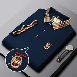 Nouveau design de haute qualité Polo de golf décontracté pour homme Chemise à manches courtes Chemises polo pour hommes avec logo personnalisé