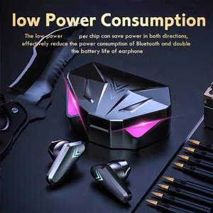 ชุดหูฟัง True Wireless TWS Gamer X15ใหม่หูฟังตัดเสียงรบกวนสำหรับเล่นเกม TWS Pro - Product Image 4
