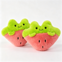 En gros, Peluches en forme de grenouille et de pastèque, 8 pouces, animaux en peluche, jouets pour enfants de style dessin animé et anime, pour machine à griffes