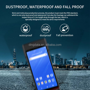 Multifuncional portátil PDA Android com tela de 5 polegadas WiFi 4G BT Barcode Scanner Impressora <span class=keywords><strong>CPU</strong></span> Terminal portátil em estoque - Product Image 4