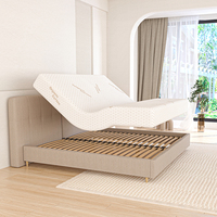 Matelas électrique réglable multifonction de luxe à commande sans fil avec matelas en mousse à mémoire de forme