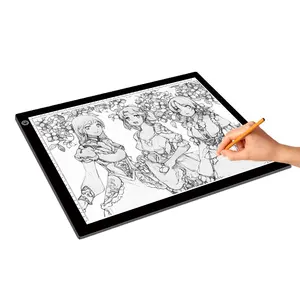 factory price led tracing light pad 5 levels brightness dimmable light table A3 led drawing board