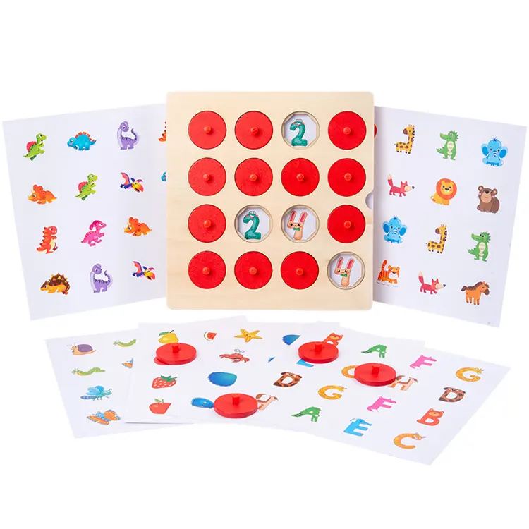 CPC Wooden Memory Games For Children Family Board Games For Kids Adults Wooden Mind Games For 3 Years Old Wooden Educational Toy