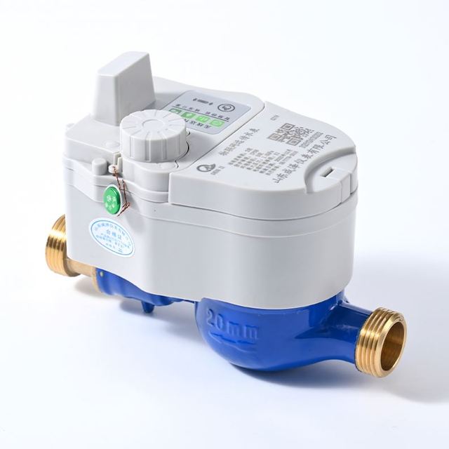 Smart Brass IP68 Water Meter with IoT Technology for AMR System 4G/NB-IoT/RS485 Communication OEM Customizable