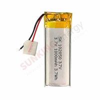 SUNKING 102050 1000mAh 3.7V Paket Baterai Lithium Polymer untuk Sepeda Listrik/Skuter Katoda LiNiMnCoO2 500 Siklus