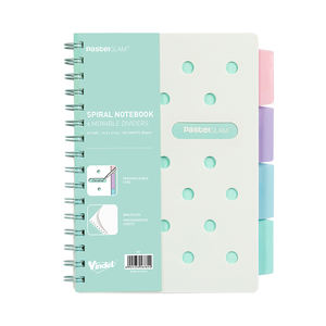 Custom Logo A4 taglie <span class=keywords><strong>3</strong></span>-Ring legante paglia di grano PU pelle espanso File Pocket PP PVC borsa scuola portafoglio modello Notebook per - Product Image 3