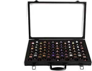 Aluminum Dice Display Storage Case for Dice Sets Collections DND Dice