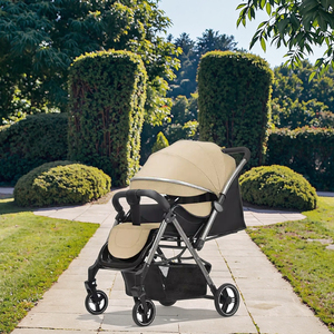 Passeggino Pieghevole <span class=keywords><strong>per</strong></span> Neonati con Sistema di Viaggio Bidirezionale e Rivestimento in Lino <span class=keywords><strong>per</strong></span> Bambini - Product Image 3