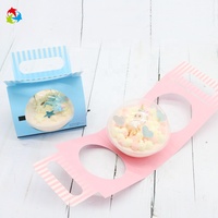 Cristal Transparent En Plastique Cadeau Mousse Boule De Gâteau Boîte