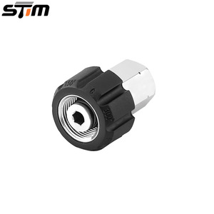 เครื่องฉีดน้ำแรงดันสูง Stm รุ่น M22 ขนาด 14 มม. ถึง 3/8 นิ้ว NPT ข้อต่อสแตนเลส สายอะแดปเตอร์ 5000 ปอนด์ต่อตารางนิ้ว - Product Image 1