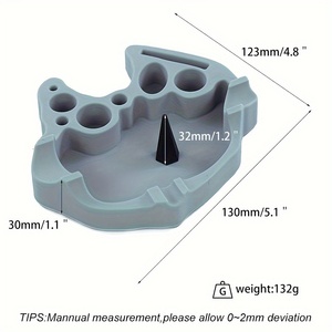 Cenicero de silicona resistente al calor cóncavo de tienda de humo al por mayor de fábrica Cenicero para ahumador con base de cono - Product Image 3