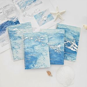 Cuaderno de Tareas para Estudiantes Blue Tide B5 con Espiral y Líneas Horizontales - Creativo, Hermoso y Fresco - Product Image 1