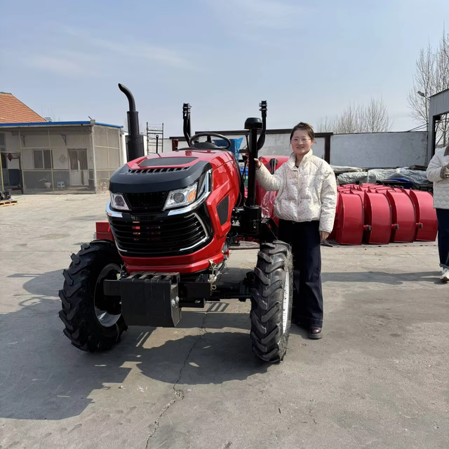 Mini Farm Wheel Tractor Compact Agricultural Equipment Machinery Tractors for Sale