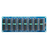 #63189 Carte de résistance programmable 8 décennies 0.1-999999999R Modules de capteurs sept/huit décennies 2W SMD Résistance 0.1R Step Kit