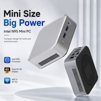 Mini PC Zkmagic con Procesador N97, Pantalla Dual 4K HD, WiFi 5, BT5.0, DDR4, Microcomputadora de Escritorio para Oficina y Entretenimiento en el Hogar