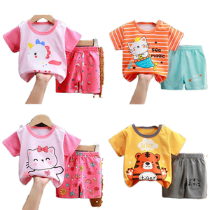 50 Designs Sem Pedido Mínimo Misto Roupas Infantis 100% Algodão Conjunto de Vestuário Infantil EUA Sem Imposto Para Meninos e Meninas - Product Image 2