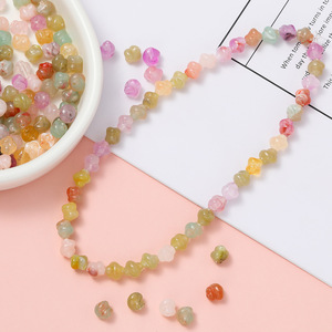 Acrylic Imitation Snail <b>Beads</b> Mixed Shapes Perforated <b>Colorful</b> For Bracelet Making DIY Jewelry Accessories Wholesale - Product Image 4