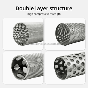 OEM 304316 Cylindres <span class=keywords><strong>de</strong></span> tamisage perforés en acier inoxydable à maille micronique, <span class=keywords><strong>tamis</strong></span> en fil métallique, <span class=keywords><strong>tamis</strong></span> tubulaire, paniers <span class=keywords><strong>de</strong></span> tamisage - Product Image 6