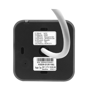 Lector de Control de Acceso RFID de 13.56MHz, Teclado Táctil, Entrada de Código PIN, Salida de Datos WG26 34, Lector de Tarjetas de Control de Acceso con Llave Táctil para Puerta - Product Image 3