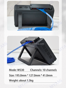 Myami เครื่องวัดอุณหภูมิ10ช่องแบบมือถือที่มีความแม่นยำสูงอุปกรณ์เก็บข้อมูลในเทอร์โมคัปเปิลรองรับ K J E T N S R B ทำจากพลาสติกที่ทนทาน - Product Image 6