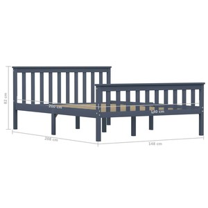 Cadres de <span class=keywords><strong>lit</strong></span> à plateforme solide de style moderne <span class=keywords><strong>Lit</strong></span> double en bois blanc pour adultes/enfants/adolescents Chêne teck contreplaqué MDF Meubles de maison - Product Image 6