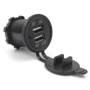 Kép cổng xe buýt thuyền Marine Car Battery Charger 5v2.1a/1A kép USB sạc Ổ cắm - Product Image 4