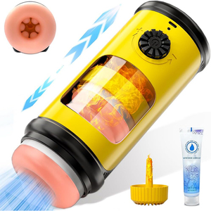 Neue Version Männlicher Masturbationsbecher mit 5 Stoßmodi, Saug- und Heizfunktion, Masturbator mit Saugclip für Männer - Product Image 1