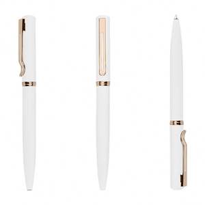 Stylo à bille en métal gravé personnalisé de haute qualité, nouveau style, couleur noire, stylo de luxe avec boîte cadeau pour le bureau - Product Image 6