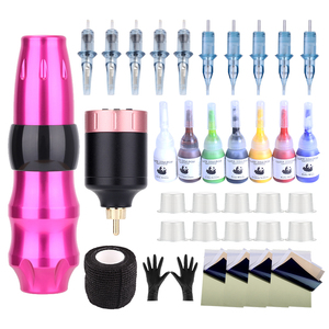 Kit de Máquina de Tatuaje Rotativa, Juego Completo de Máquinas de Tatuaje Corporal para Principiantes, Maquillaje Permanente y Uso en Estudios de Tatuajes - Product Image 4