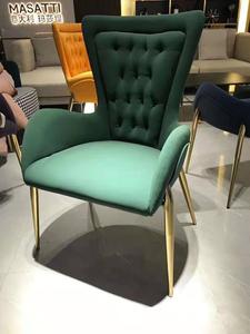 Luxury Stainless Steel <strong>Dining</strong> <strong>Chair</strong> PU <strong>Leather</strong> Upholstery Armrest <strong>Chair</strong> for Hotel Restaurant - Product Image 6