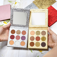 Metallische Mineral-Lidschattenpalette Private Label Individuelles Logo Schimmernde Farbenfrohe Hochpigmentierte Lidschattenpalette