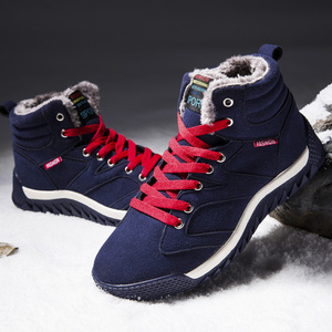 Scarpe invernali calzature in pelliccia calda alla caviglia Botas Hombre stivali da neve invernali antiscivolo <span class=keywords><strong>per</strong></span> gli uomini Sneakers in peluche - Product Image 1