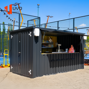 Contenedor de envío móvil de diseño modular de construcción rápida, <span class=keywords><strong>tienda</strong></span> minorista, <span class=keywords><strong>tienda</strong></span> de cafés al aire libre personalizable con apariencia de acero única - Product Image 6