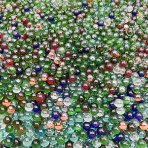 Billes de verre colorées décoratives de 16 mm pour la décoration d'aquariums, perles de verre translucides colorées, fournisseur de billes de verre pour enfants, Chine - Product Image 4