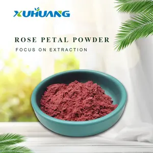 Polvo de extracto de pétalos de rosa Natural puro, suministro de fabricante