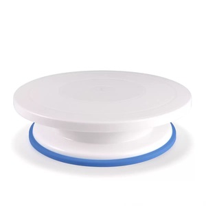 Herramientas de repostería transfronterizas con etiquetado libre, con bordes antideslizantes, plato giratorio de plástico para decorar pasteles - Product Image 5