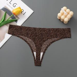 <strong>Panties</strong> for Womens Leopard Pattern <strong>Low</strong> <strong>Waisted</strong> Seamless for Women <strong>Underwear</strong> No Show Sexy Breathable Thongs - Product Image 2